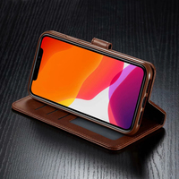 Portfel skórzany pokrowiec na iPhone 13 12 Pro Max Mini 11 XS XR X SE 2020 8 7 6 6s Plus 5S 5 luksusowy pokrowiec na klapkę 3